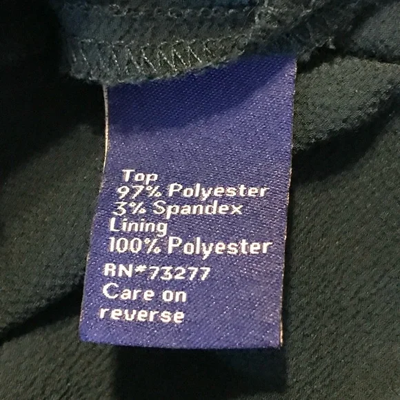 ✨✨5/$10✨✨ Apt 9 asymmetrical Top Blouse Size M Dark Turquoise Elastic Sleeve - Picture 8 of 8